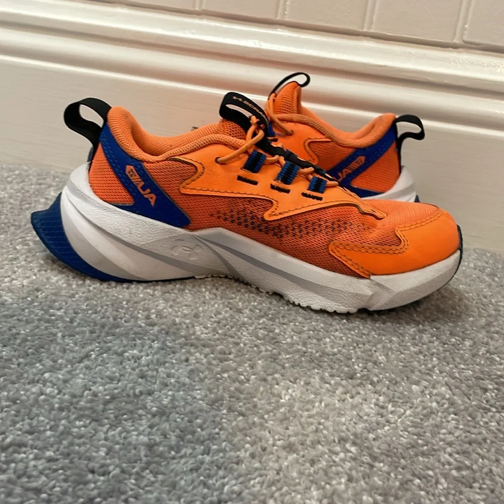 Under armour scramjet 6 alternate lace little kid size 12 k shoe … color orange - Picture 2 of 7